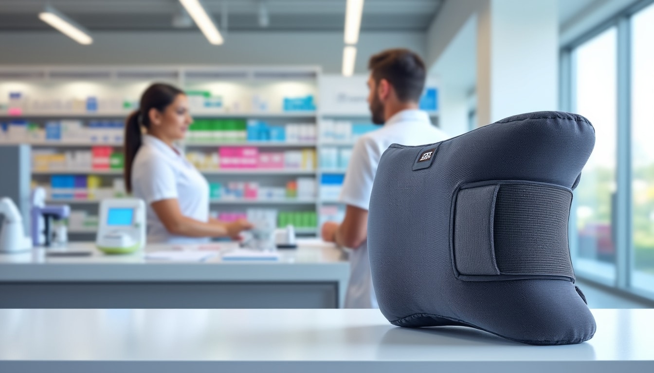Ceinture lombaire gonflable en pharmacie : usages et précautions